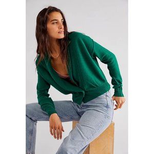 Free People James Cashmere Cardi (XS) in Ultra Marine